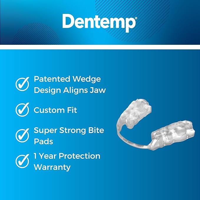 Dentemp Ora-GUARD Custom Fit Dental Guard - Bruxism Night Guard for Teeth Grinding (Two Pack) - Mouth Guard for Clenching Teeth at Night - Mouth Guard for Sleeping - Relieve Soreness in Jaw Muscles…