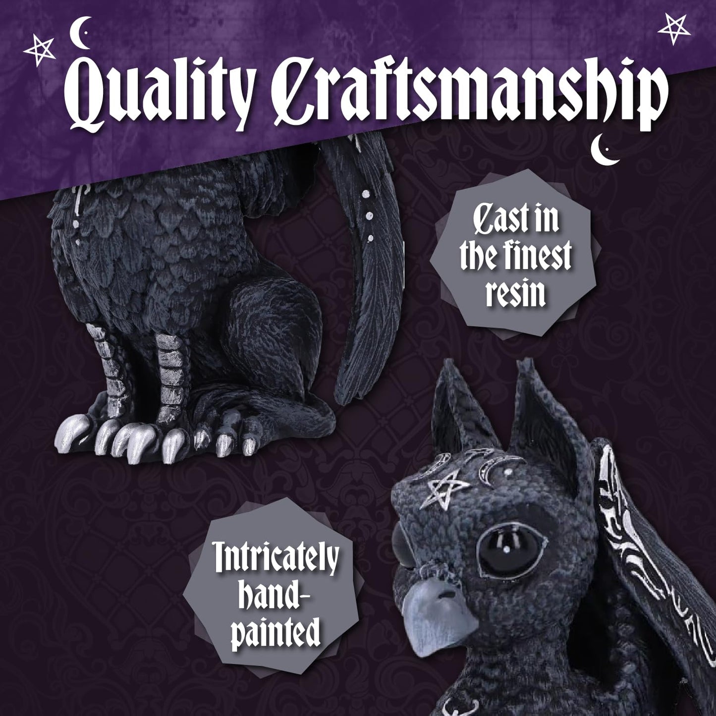 Nemesis Now Griffeal Gothic Occult Statue – Witchcraft Altar Decor, Hand-Painted Fantasy Figurine