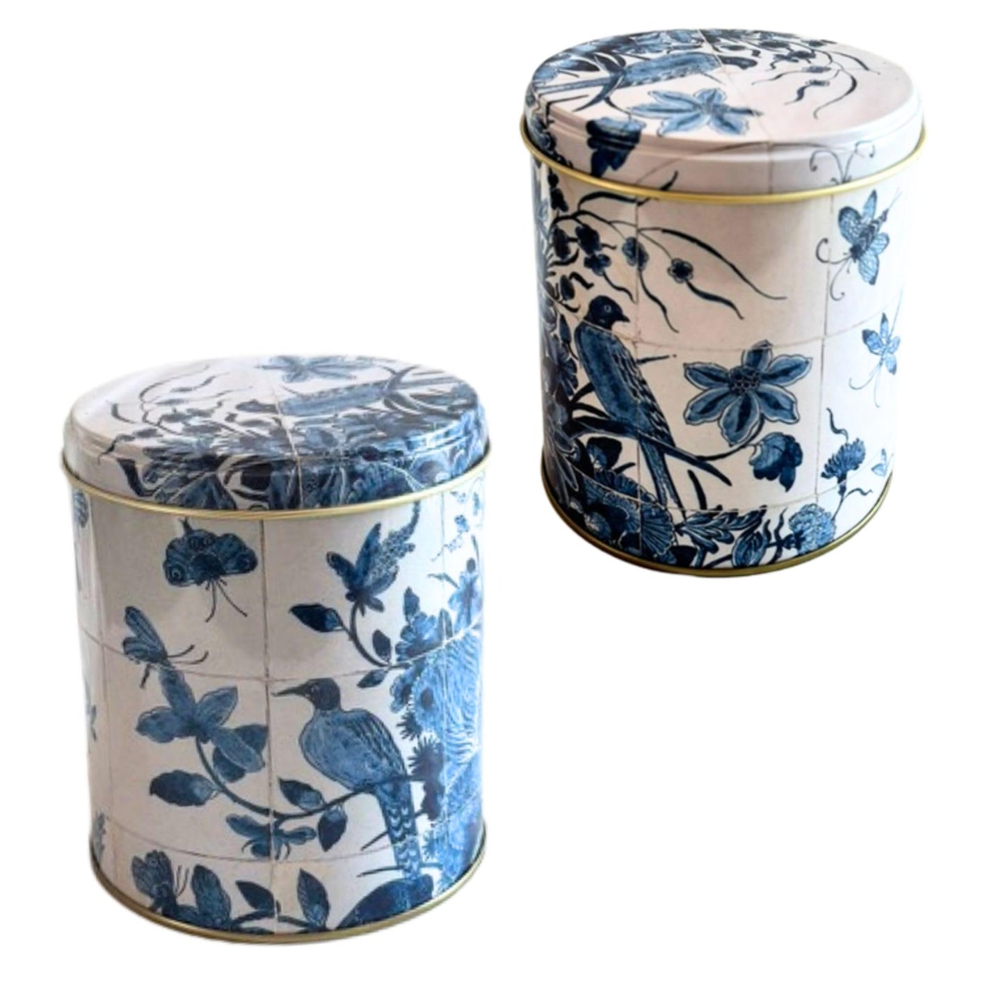 DeReuze Dutch Stroopwafels Gift Set with Decorative Netherlands Inspired Design Blue Tin and Special Occasion Gift Message Shipped in Organza Bag (Get Well Soon)