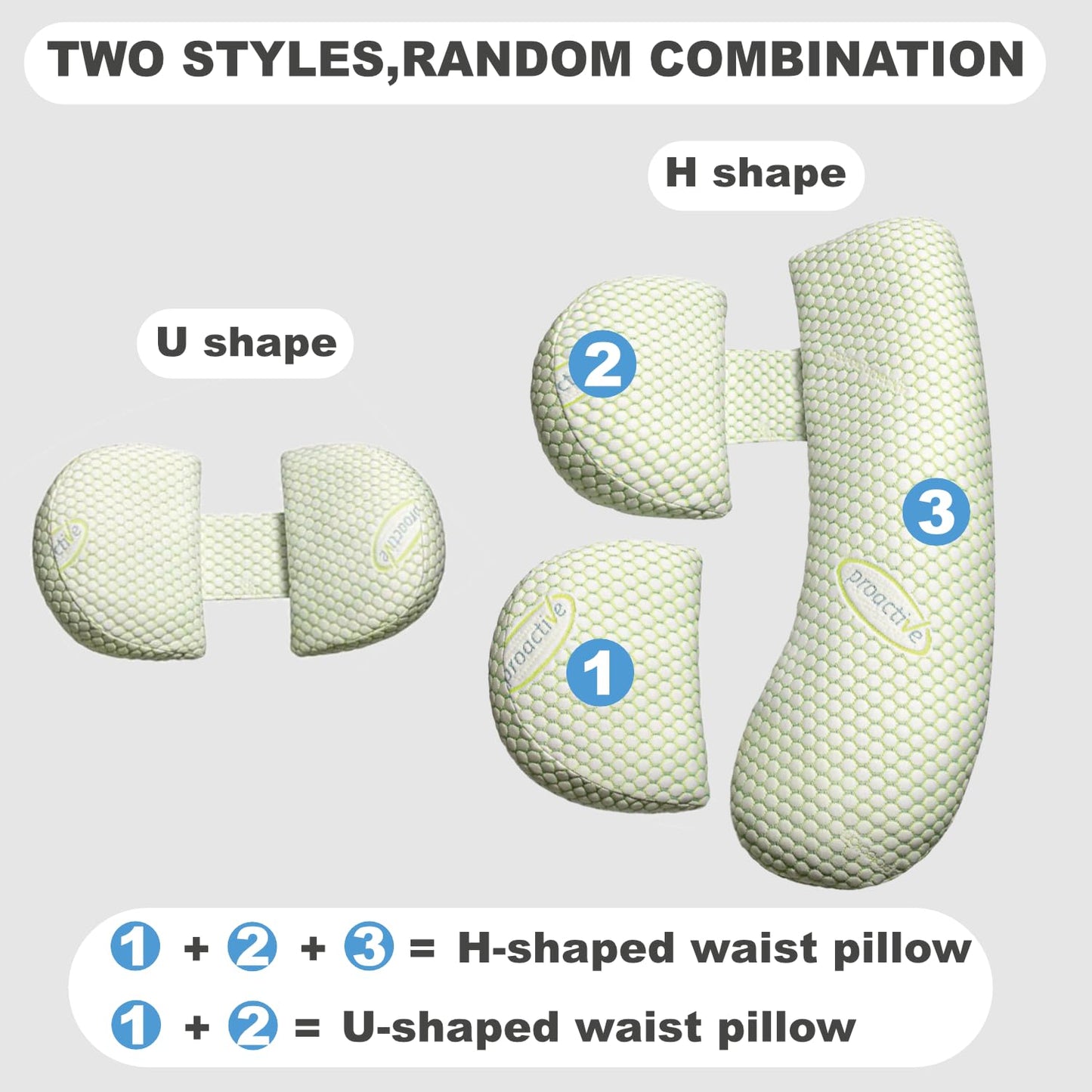 YZCCtixi Pregnancy Pillow for Women - Full Body Maternity Pillow for Back & Hip Support, Removable Soft Cover for Side Sleeper Comfort