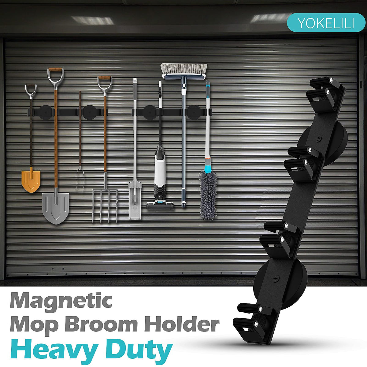 Magnetic Mop Broom Holder
