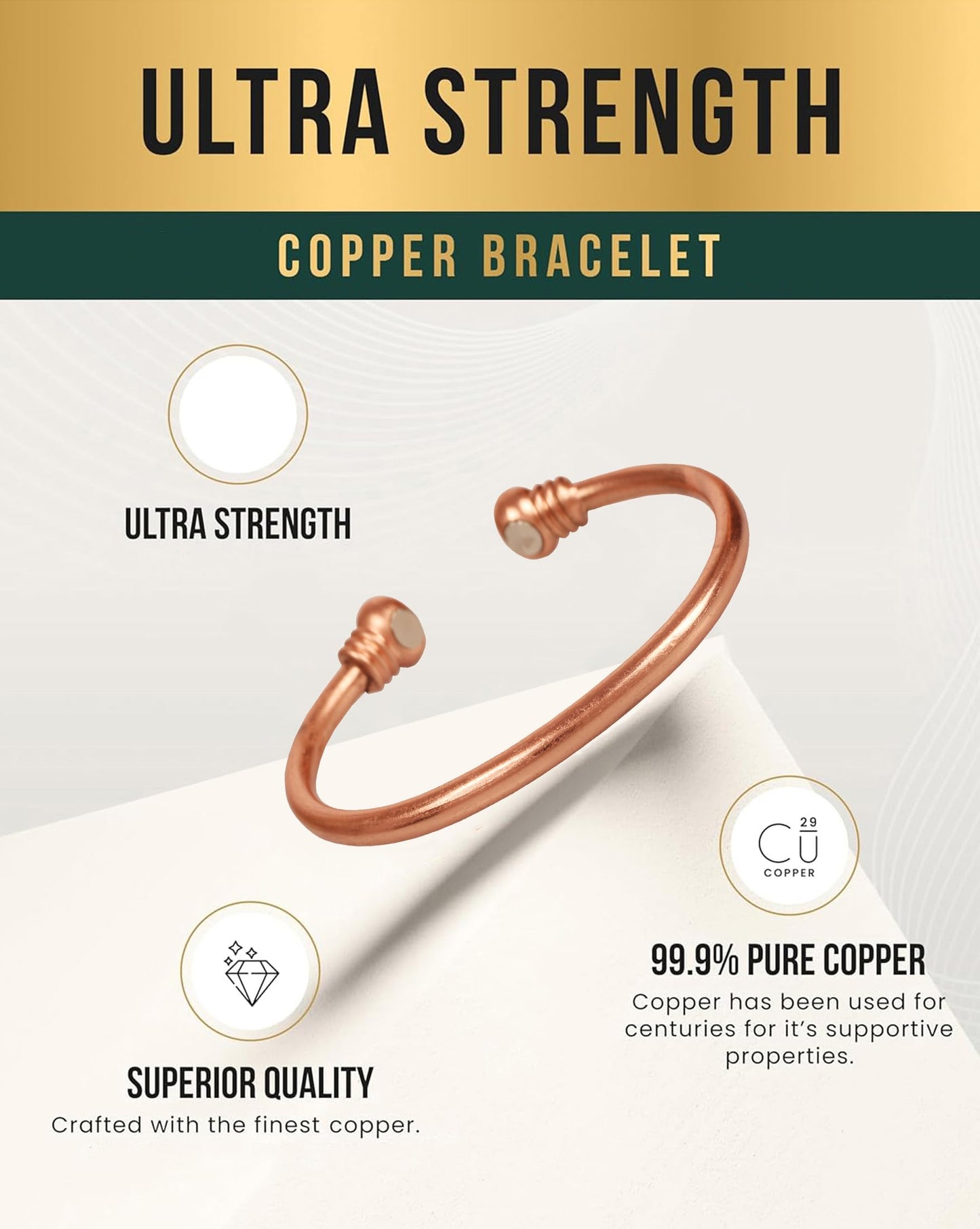 Touchstone Handcrafted By Indian Skilled Artisans Durable High Gauge Copper Hand Twisted Pipe Bracelet In Natural Tone.