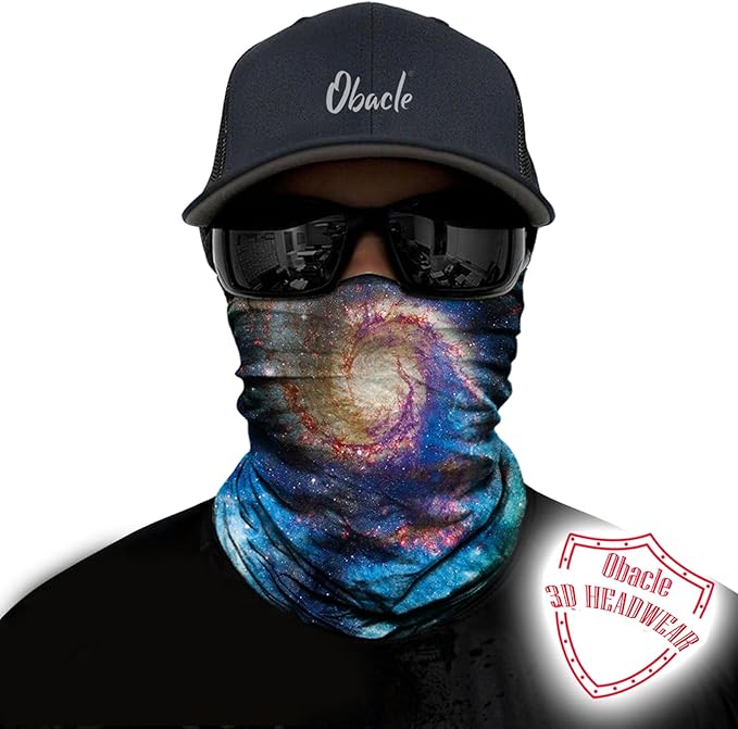 Obacle Neck Gaiter Face Mask Bandana for Dust Wind Sun Protection for Men Women