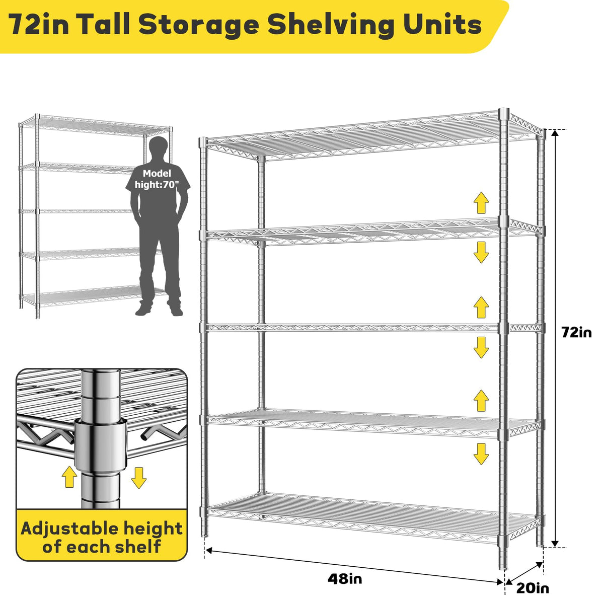 Storage Shelves (4 Count)