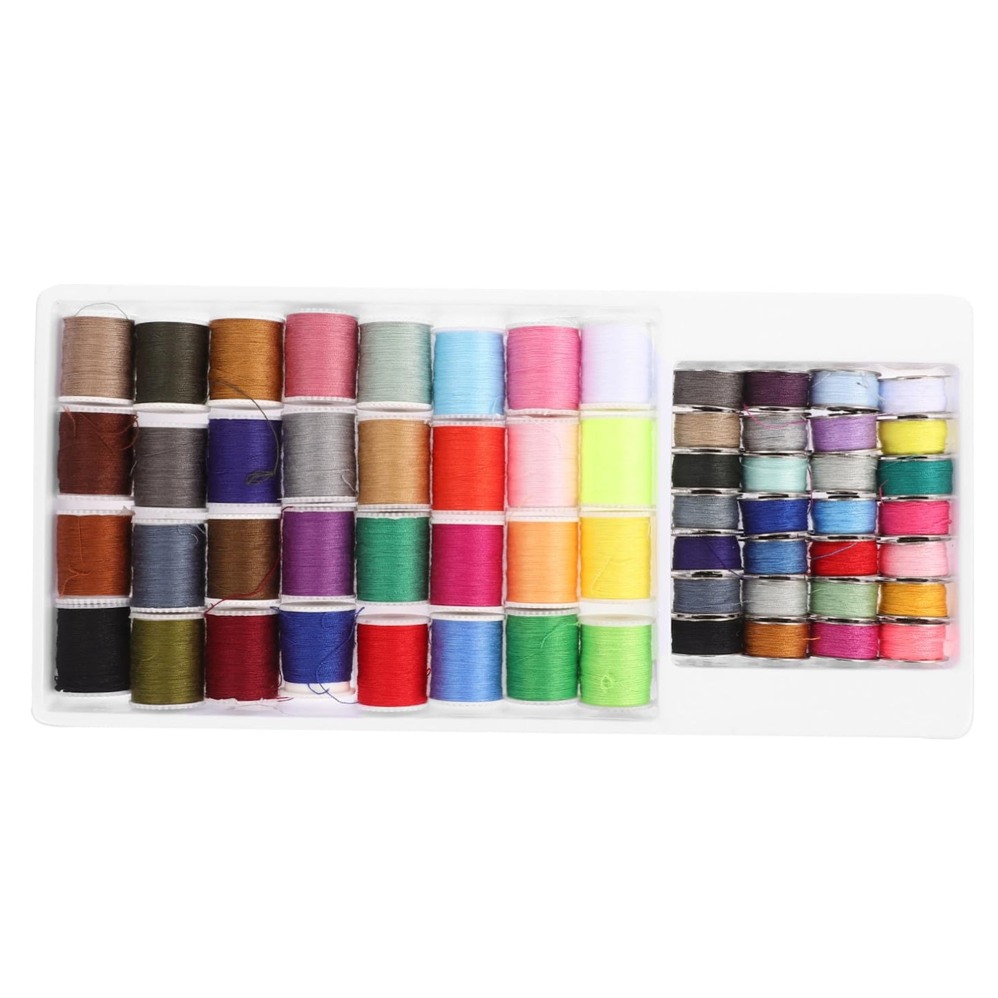 STOBOK 60pcs Sewing Thread Set for Household Use Portable Sewing Kit with Lightweight Design for Beginners and Daily Repairs