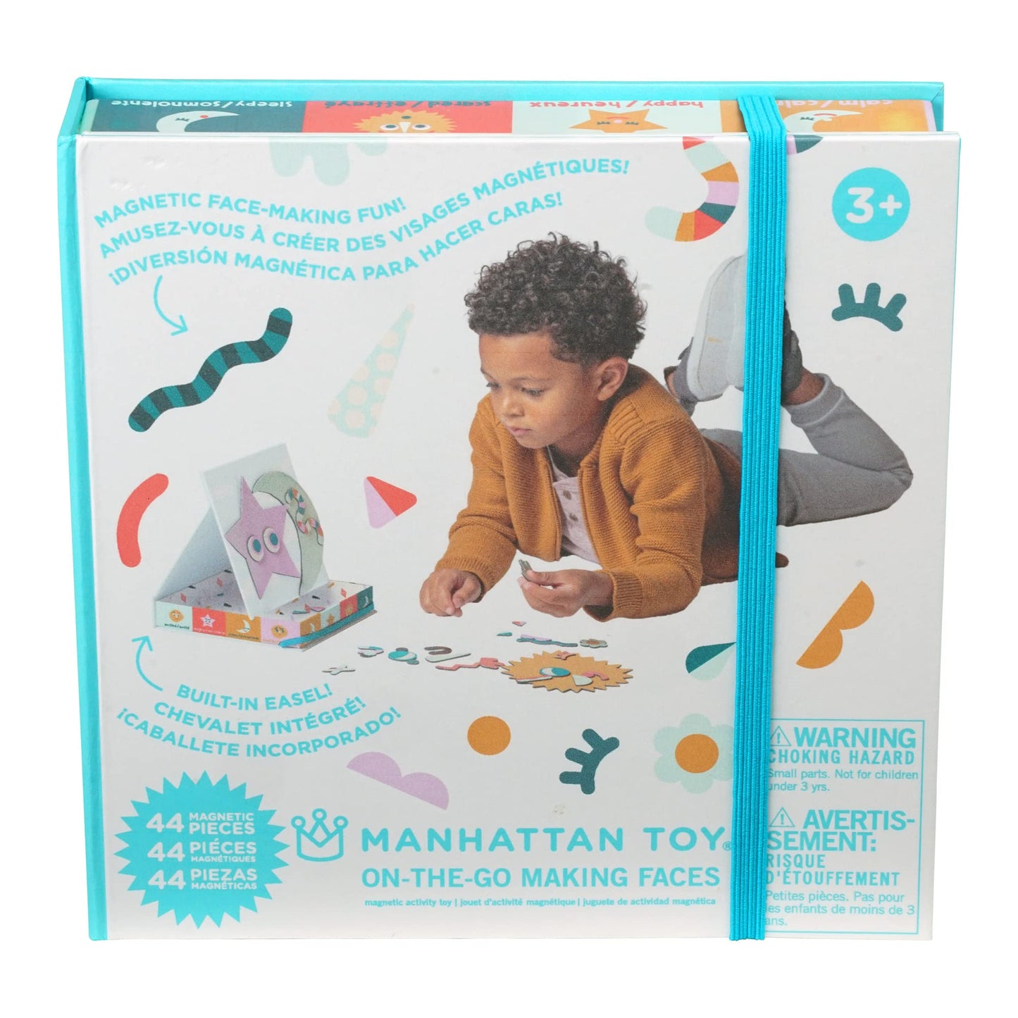 Manhattan Toy On-the-Go Making Faces 44-Piece Magnetic Travel Activity Toy for Kids 3 Years and Up