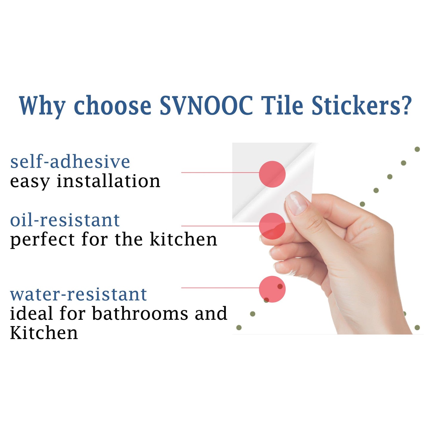 SVNOOC Peel & Stick Wall Tile Stickers 12 PCS Backsplash Self Adhesive 6" x 6", Decorative Wall Stickers for Kitchen Bathroom Tile Decals Waterproof Removable (Green)