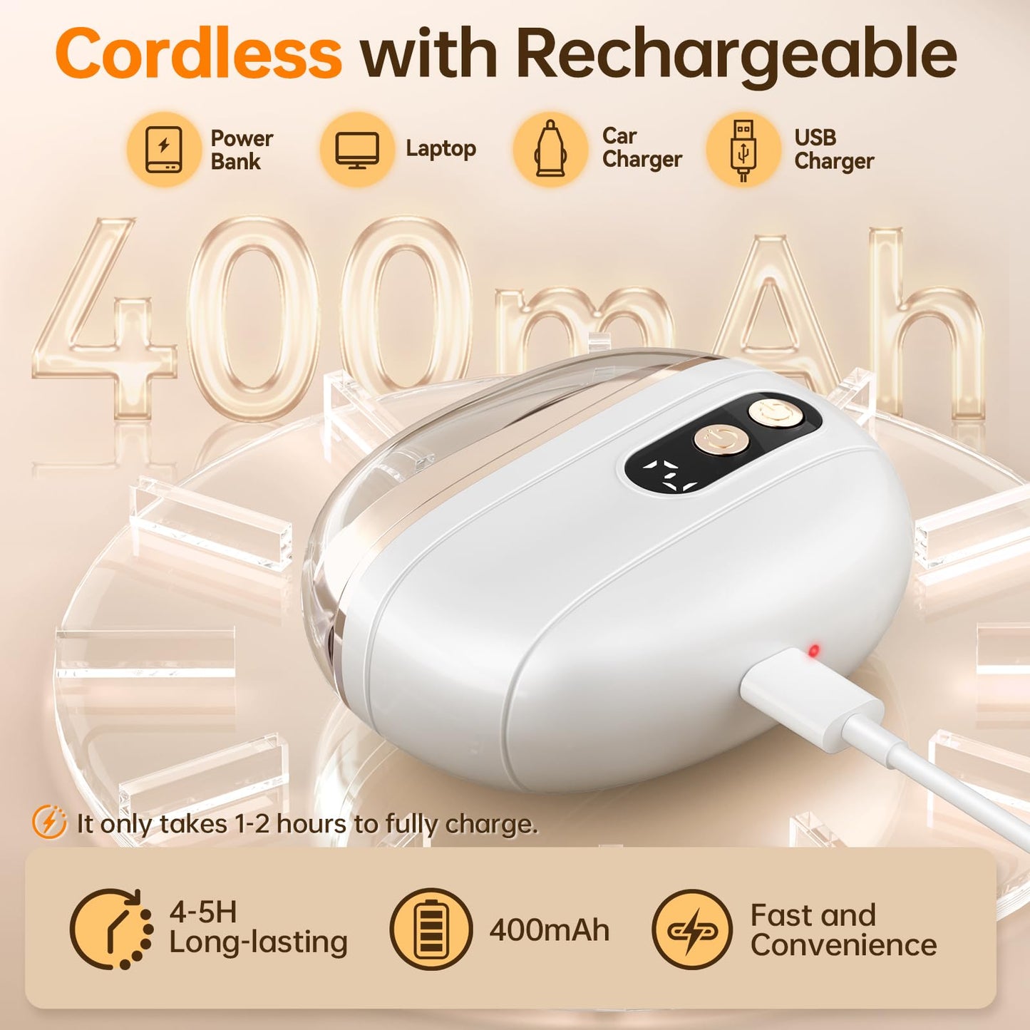 Electric Nail Clipper 2026 Upgraded 3 in 1 Rechargeable Automatic Nail Trimmer with LED Light & Clip Storage - USB Rechargeable for Baby, Kids,Seniors, Adults