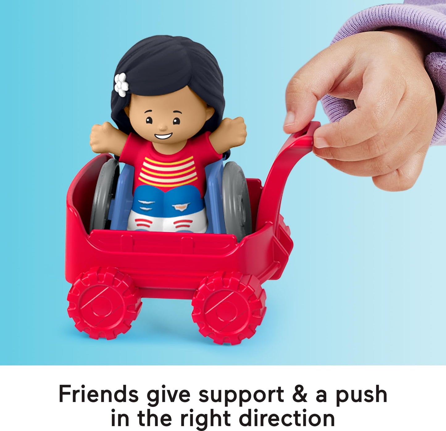 Little People Toddler Toys Play for All Figure and Accessory Pack 9-Piece Set for Pretend Play Ages 1+ Years