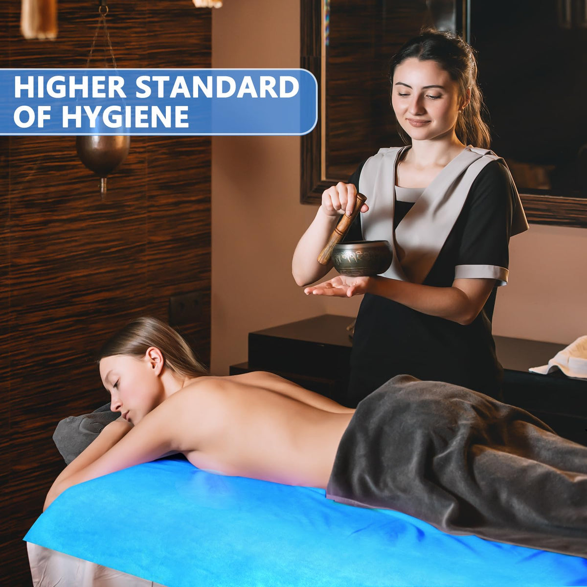 6 Rolls Disposable Non Woven Massage Table Sheets Roll (6 Count)