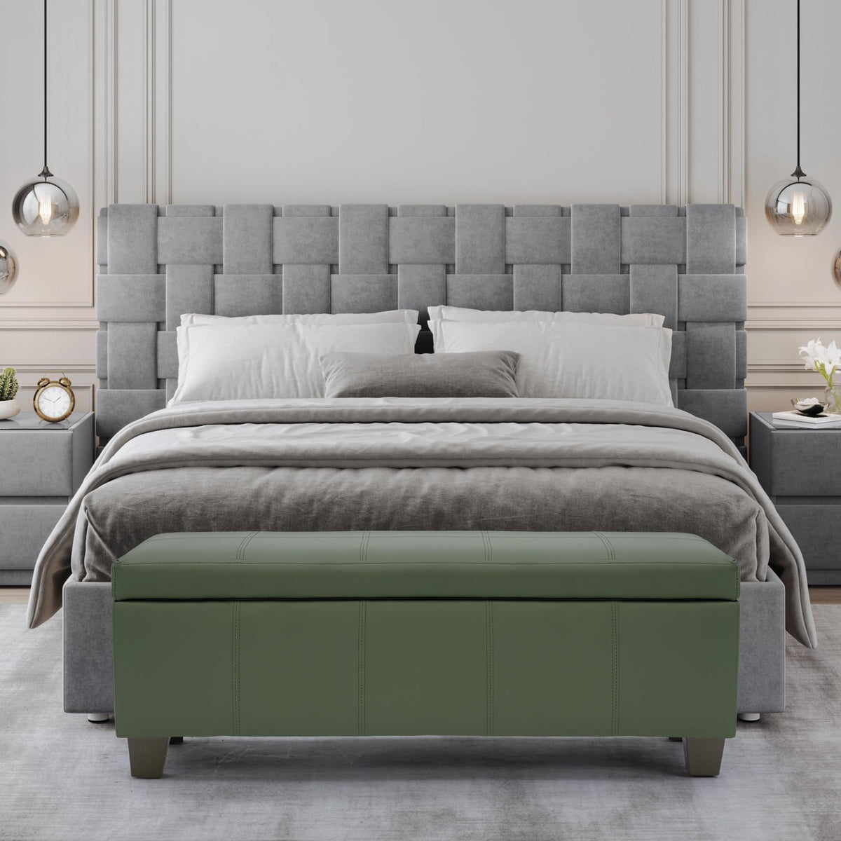 51 Inch Storage Ottoman