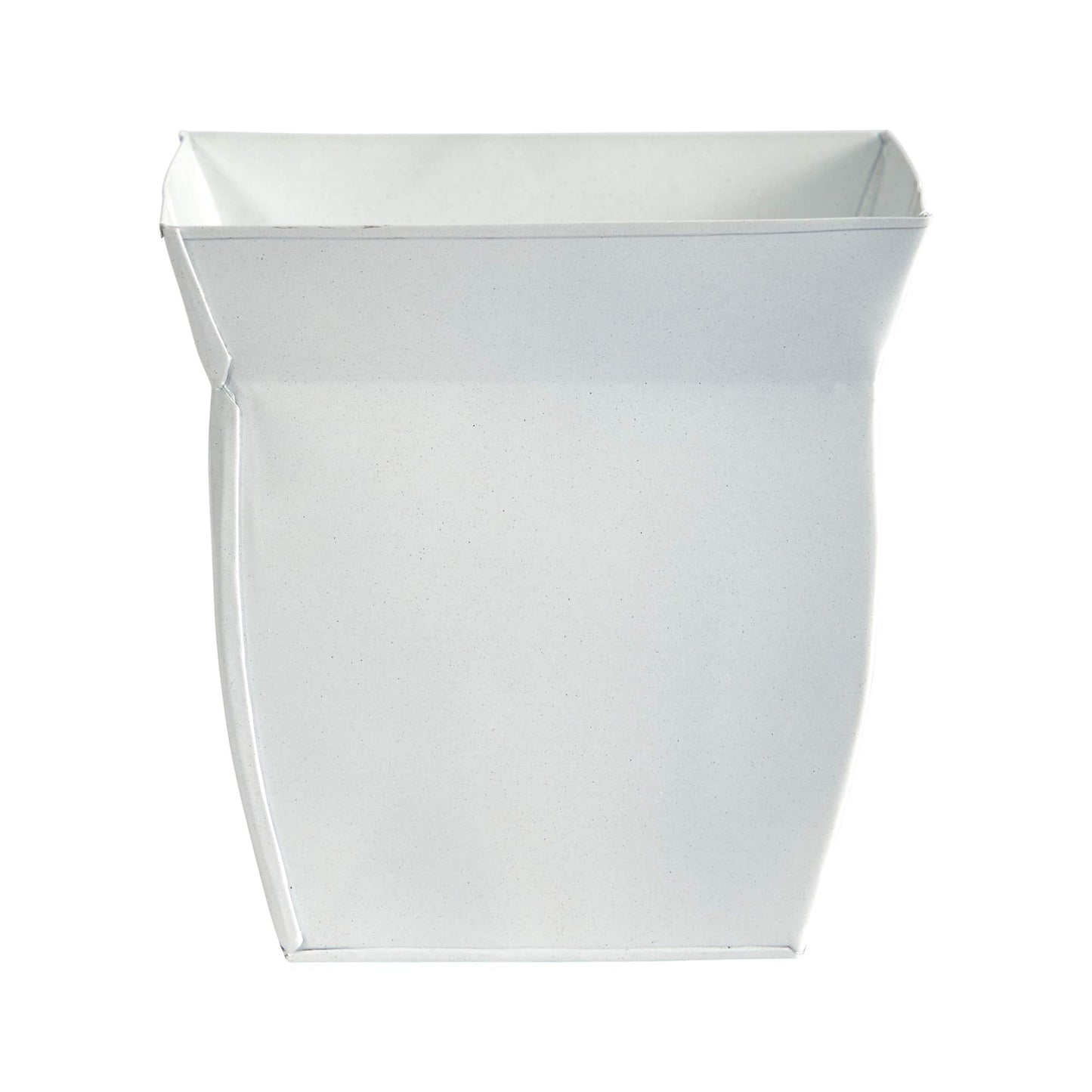 Nearly Natural 8in. Fluted Metal Square Planter