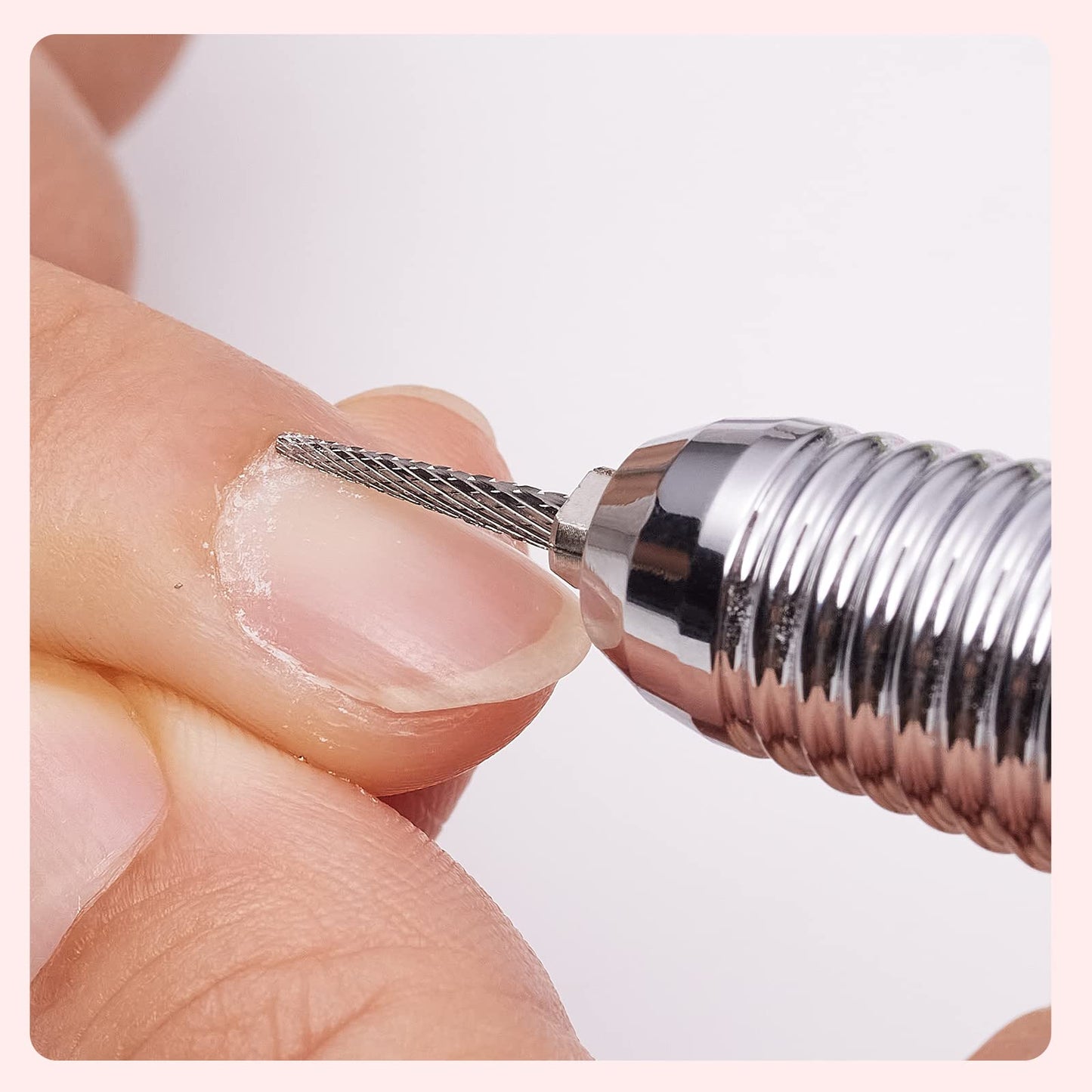 Makartt Nail Drill Bit:Cuticle Bit for Nail Drill 3/32" Safety Under Carbide Cuticle Cleaner Bit for Prep, Trimmer, Professional Art tools for manicure,Needle shape Fine-F