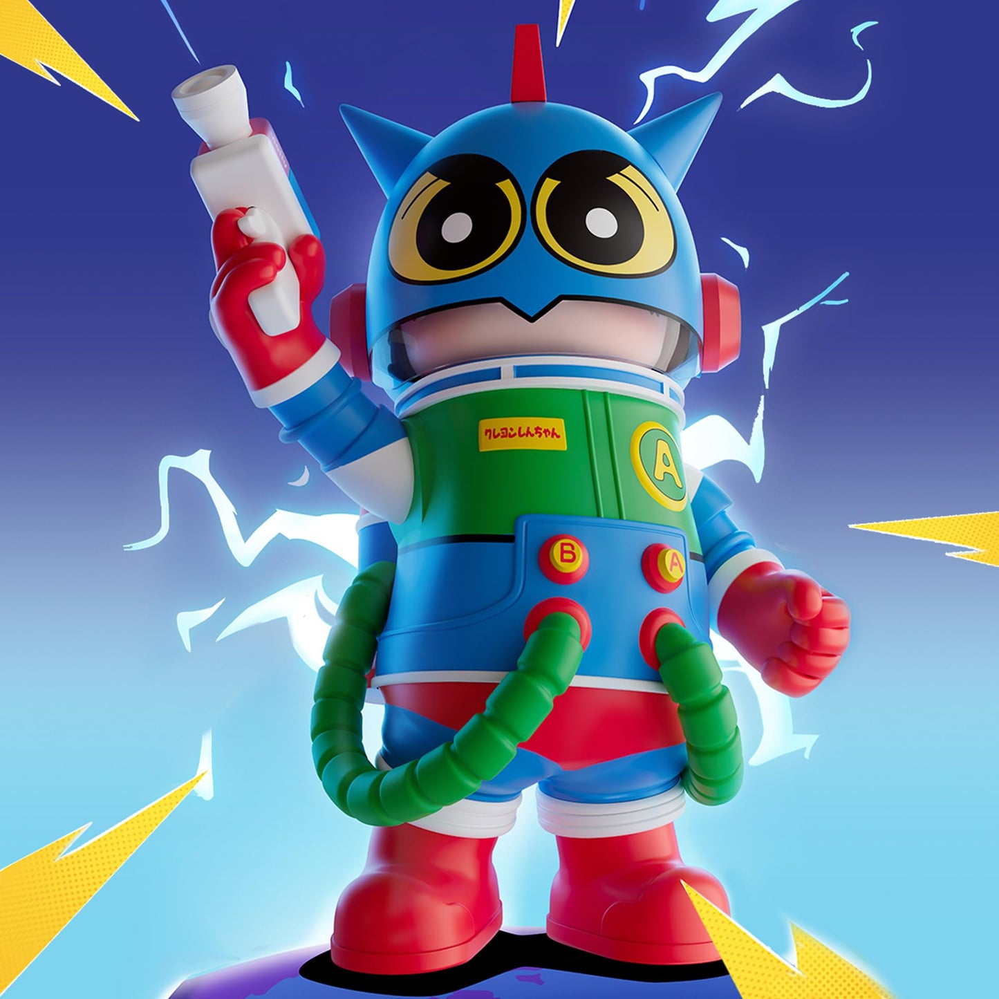 POP MART MEGA Space Molly 400%+100% Crayon Shinchan Figurines, Toys for Mordern Home Décor, Collectible Art Toy