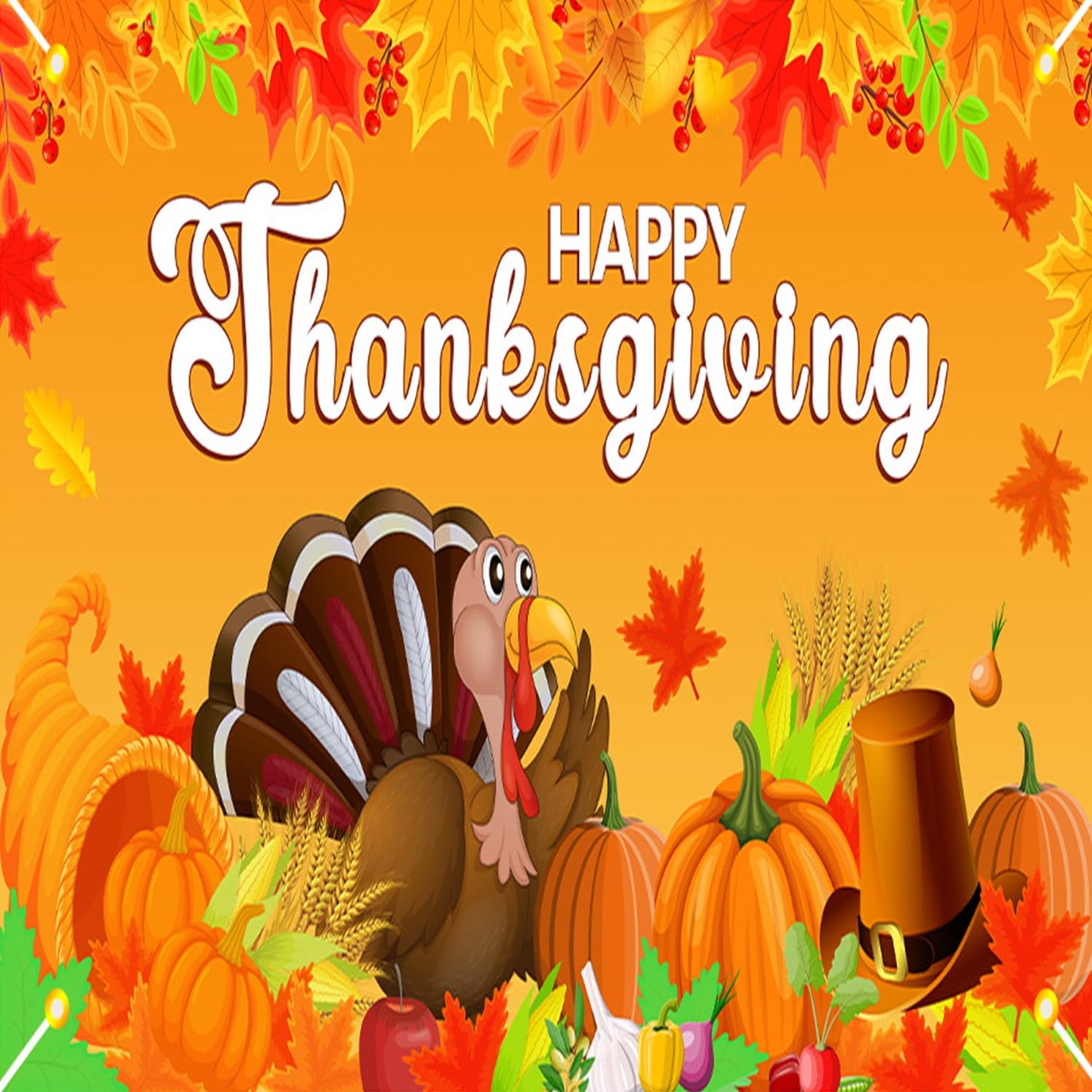 CJDLTS 30Pcs Fall Press on Nails Medium Ballet Artificial Acrylic Fake Nails French Orange Tip Maple Leaf Stick on Nail Full Cover Autumn Thanksgiving False Nail Artificial Fingernails for Women