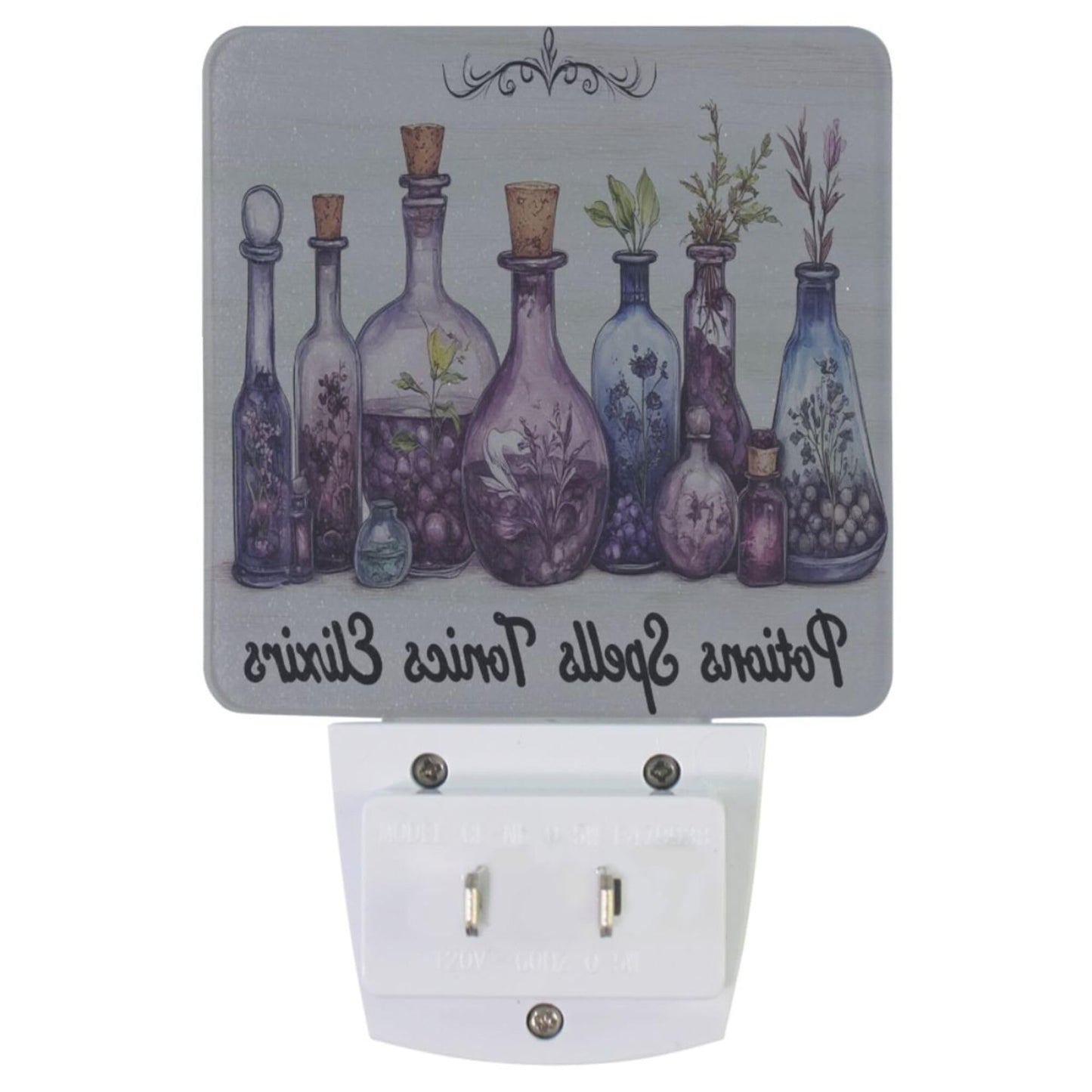 Wamika Witch Potions LED Sensor Night Light Set of 2 Spooky Halloween Table Desk Lamps with Adjustable Brightness Eye-Caring for Home Bedroom Office Parlour