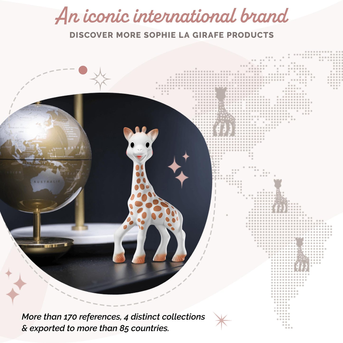 Sophie la girafe, Fresh Touch | Classic Toy Since 1961 | Natural Rubber | Designed for Teething Babies | Awaken All 5 Senses | Easy to Clean