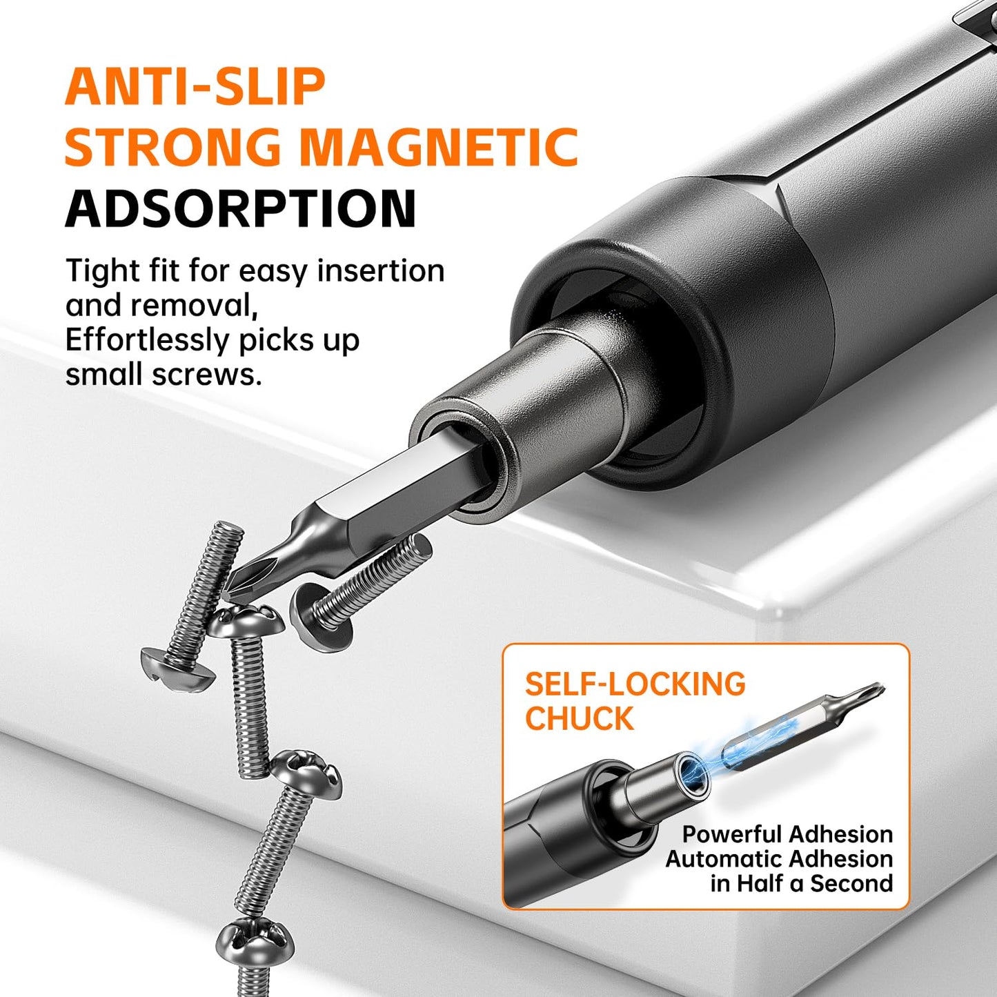 ANVANNA 120-IN-1 Mini Electric Screwdriver Set is a comprehensive electric precision tool kit designed for electronics repair and assembly tasks