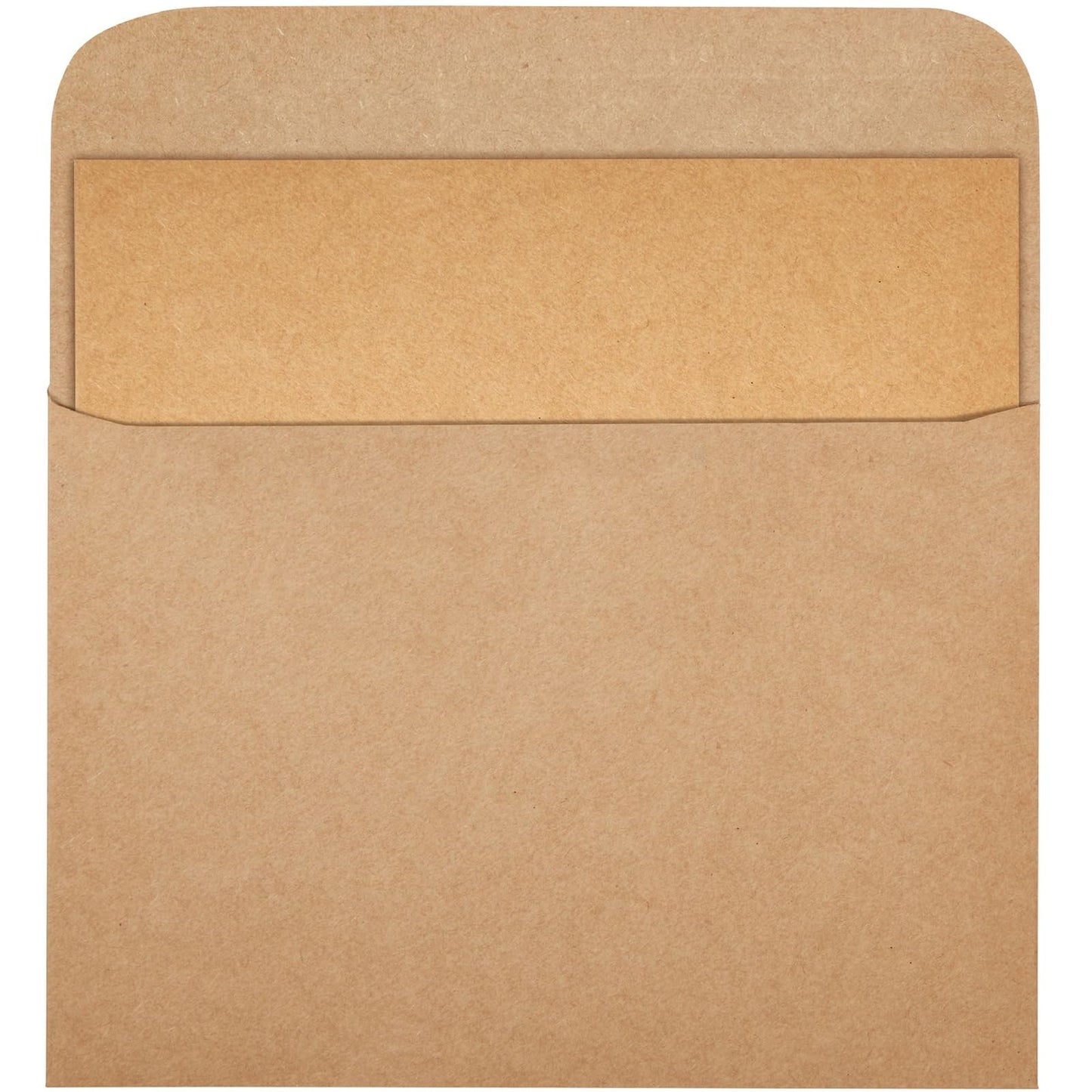 Blank Kraft Paper Cards & Envelopes - 4 x 6 in, 100-Pack - For Wedding Invitations & Birthday Greetings - DIY Card Making Supplies