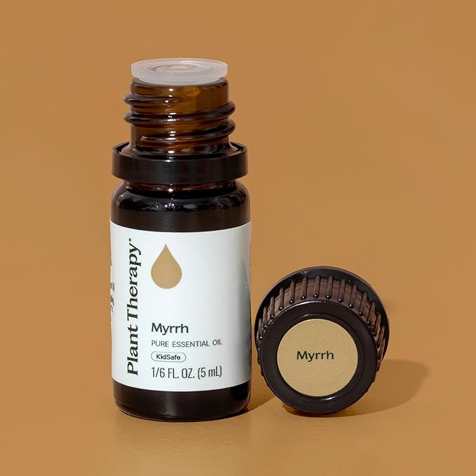 Plant Therapy Myrrh Essential Oil 100% Pure, Undiluted, Natural Aromatherapy, Therapeutic Grade 5 mL (1/6 oz)