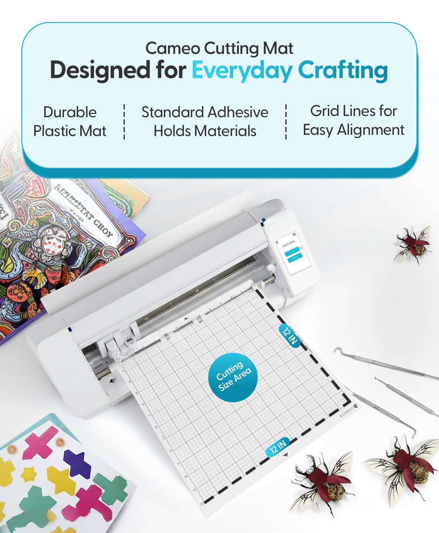 Silhouette CUT-MAT-12-3T Cameo Replacement Cutting Mat