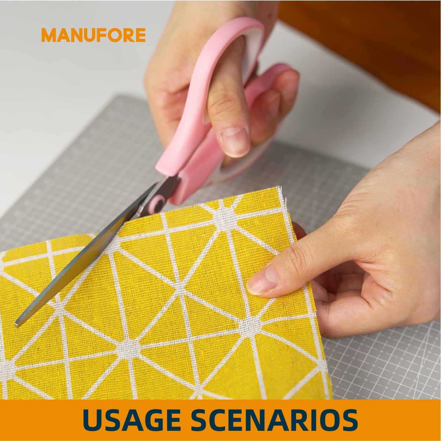 MANUFORE Gray Cutting Mat A3, A4, A5 Set with Centimeter and Inch Scale Self Healing Craft Cutting Board with 3mm 5-ply Thickness for Using Rotary Cutter, Craft Knife, Paper Knife