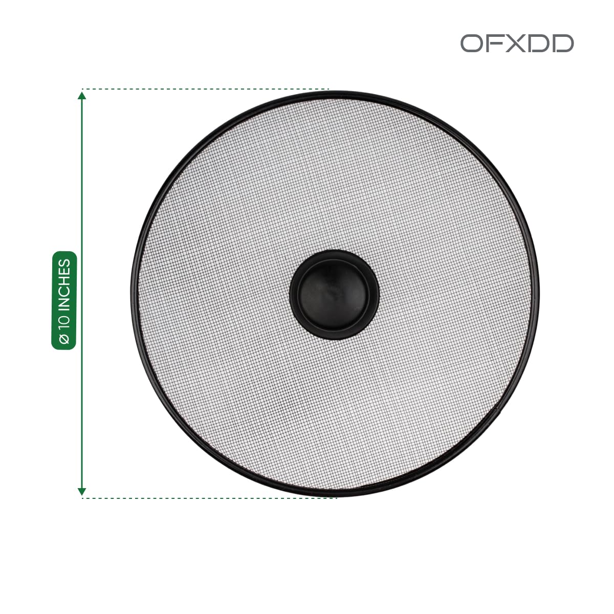 Stainless Steel Lid Splatter Screen - Set of 2: 8,2" & 10" - Frying Pan Oil Splash Guard
