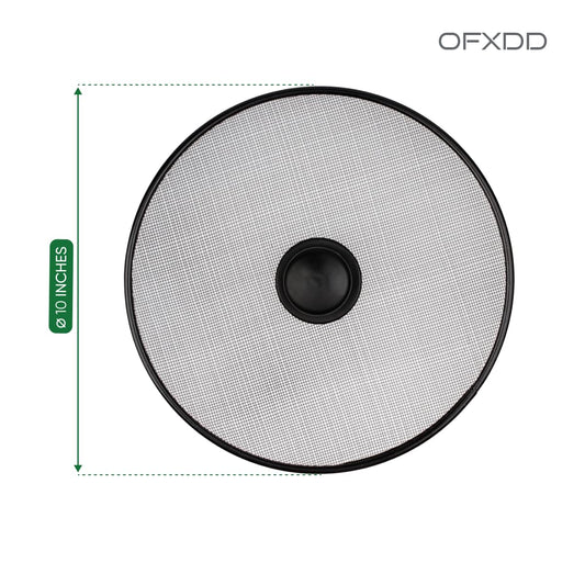 Stainless Steel Lid Splatter Screen - Set of 2: 8,2" & 10" - Frying Pan Oil Splash Guard