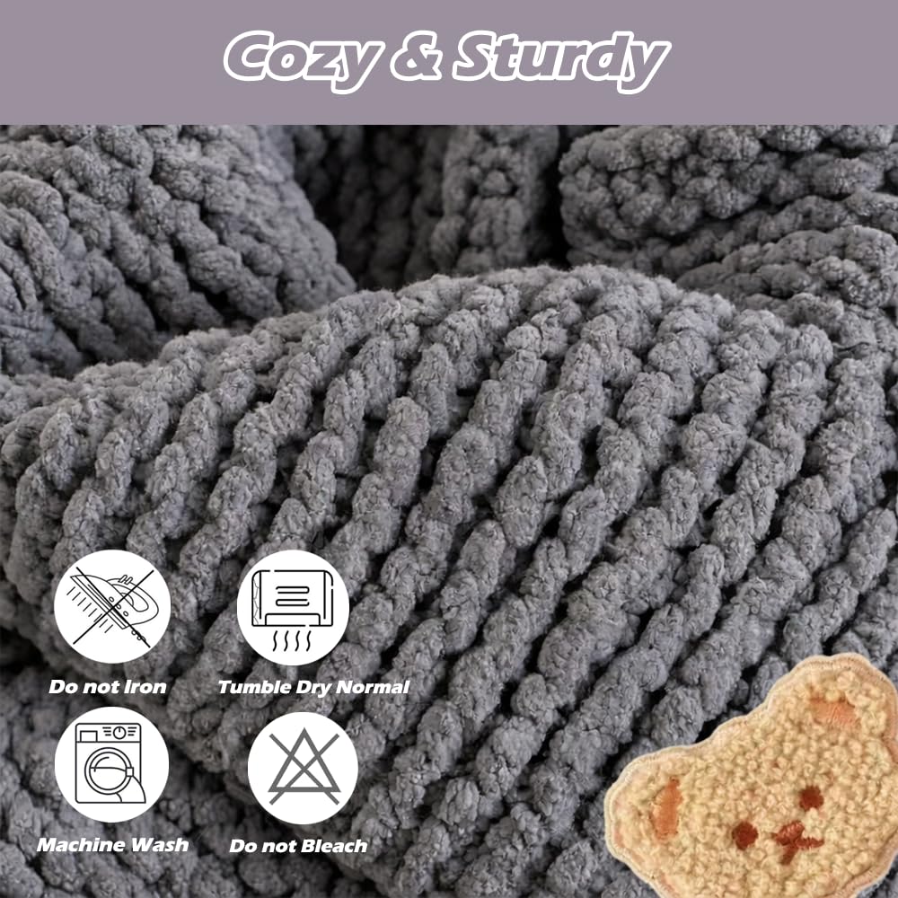 Novelchet Knitting Loom Kit for Scarf, Easy Knitting Set Including Knitting Needles Set Plush Yarn, Learn to Knit kit with Instructions
