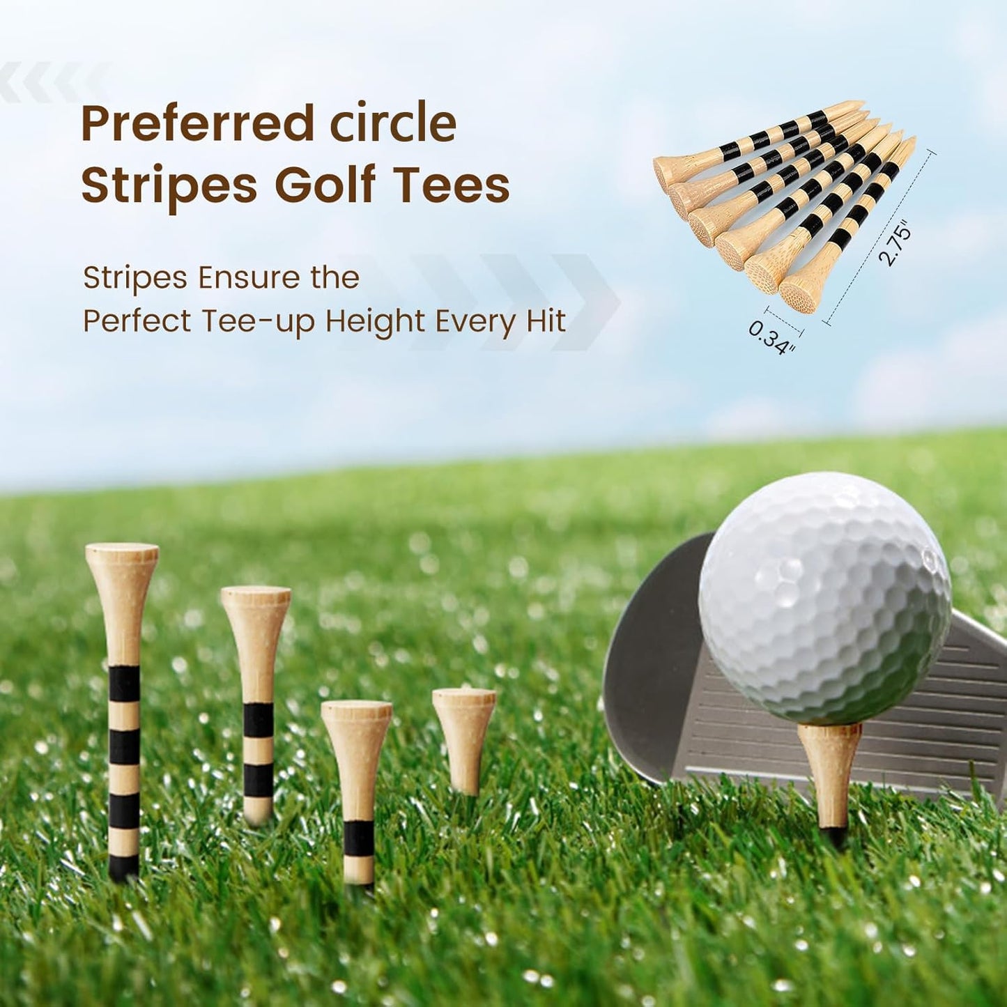 YOREPEK Golf Accessories Kit for Men, Golf Stuff Set with Leather Case, Golf Balls, Golf Tees, Multifunctional Divot Knife, Monocular, Scorer, Golf Gifts for Men Women Golfers