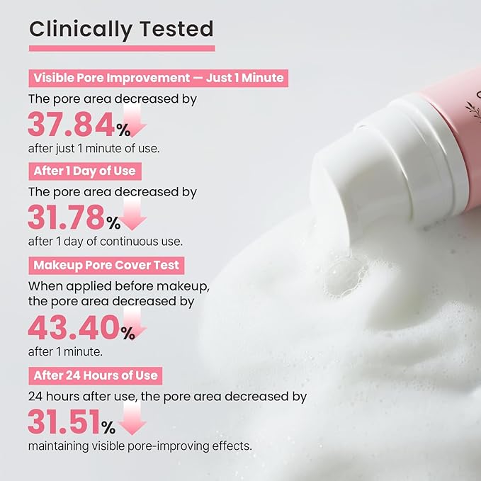 AVEA 1 Minute Bubble Primer – Smoothing, Hydrating & Illuminating Makeup Base with Niacinamide & 12 Peptides, K-Beauty Instant Primer for Radiant, Pore-Refined & Glow Skin, 3.38 fl oz / 100ml