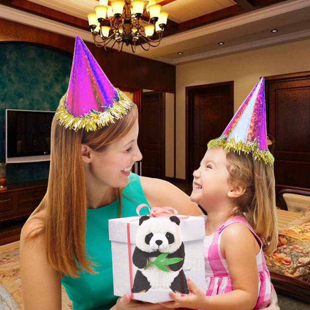 YOEGO Talking Toy, Plush Panda Cute Sound Effects with Repeats Your Said Voice, Best Buddy for Kids Gift