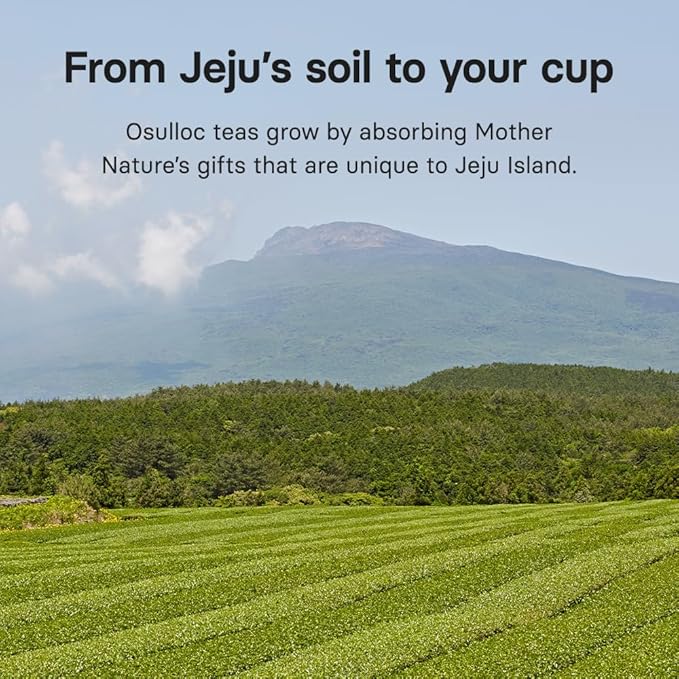 OSULLOC Sweet Hibiscus (Lemon & Cinnamon flavor), Decaffeinated Herbal tea, Relaxing Fruit Blended Hibiscus tea, Premium Tea bags from Jeju Island, 20 count, 1.27 oz