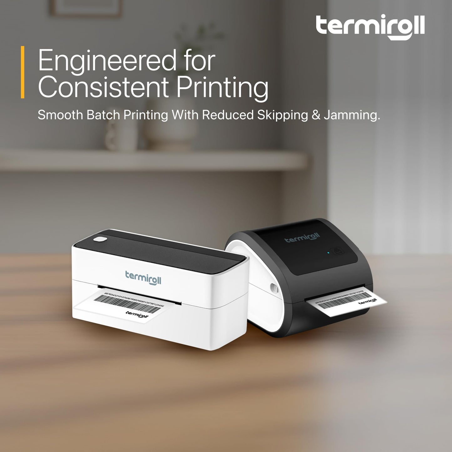 Termiroll 2x1 Thermal Labels – 10,000 Barcode & Address Labels/10 Rolls for Shipping, SKU & Inventory Stickers, Compatible with Rollo, Zebra, Munbyn, iDPRT & Direct Thermal Printers