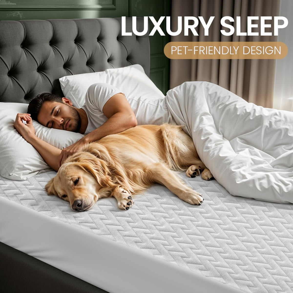Waterproof Mattress Protector Queen Size