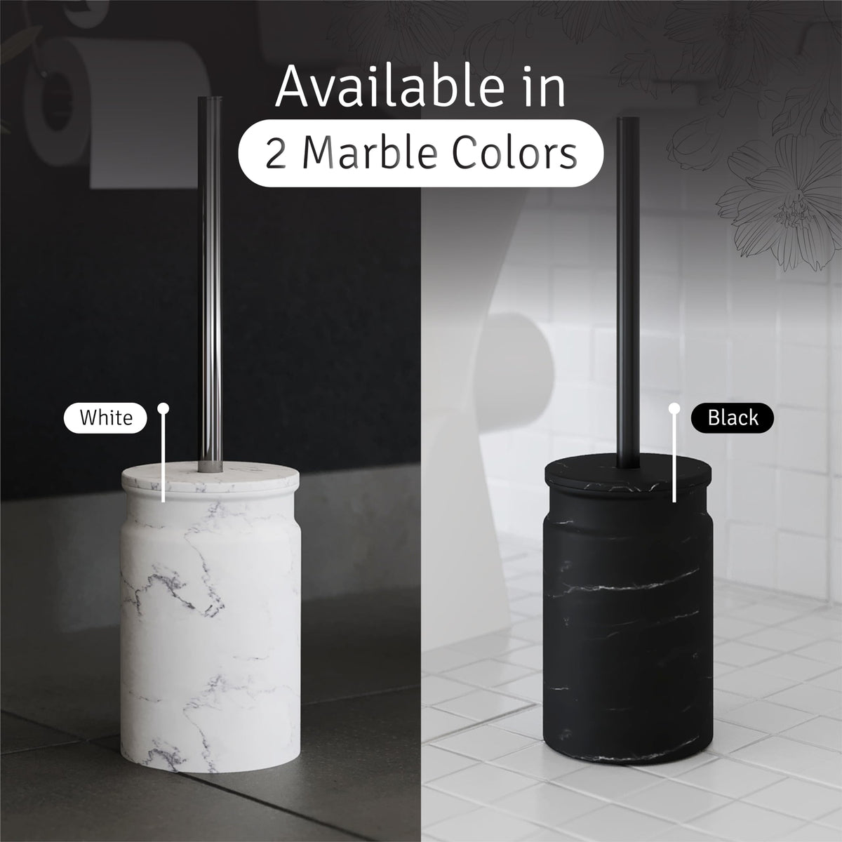 Toilet Brush and Holder Set