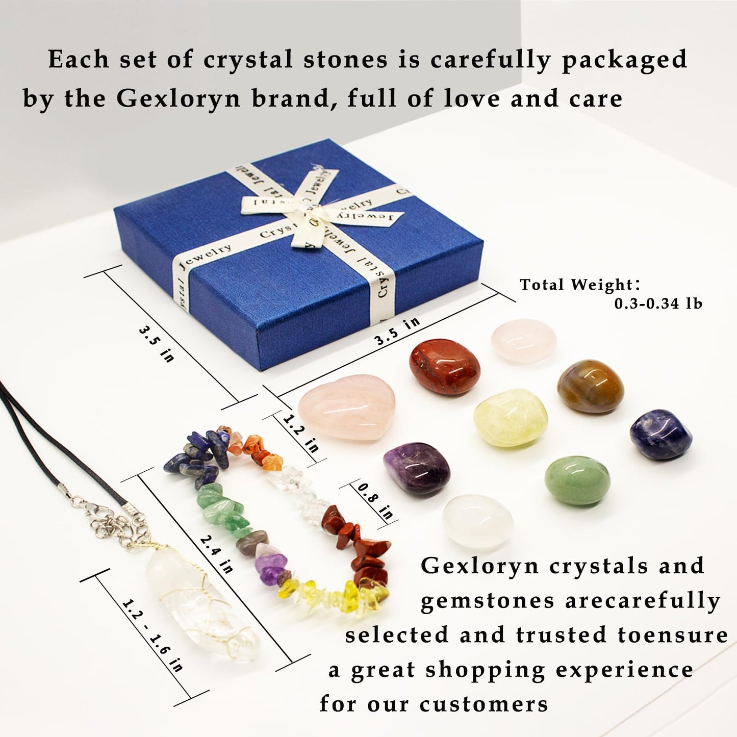 Crystals and Healing Stones, Healing Crystals, Chakra Stones,Crystals and Stones, Chakra Pendant & Necklace, Healing Crystals and Stones, Crystal Set, Crystal Gift Box