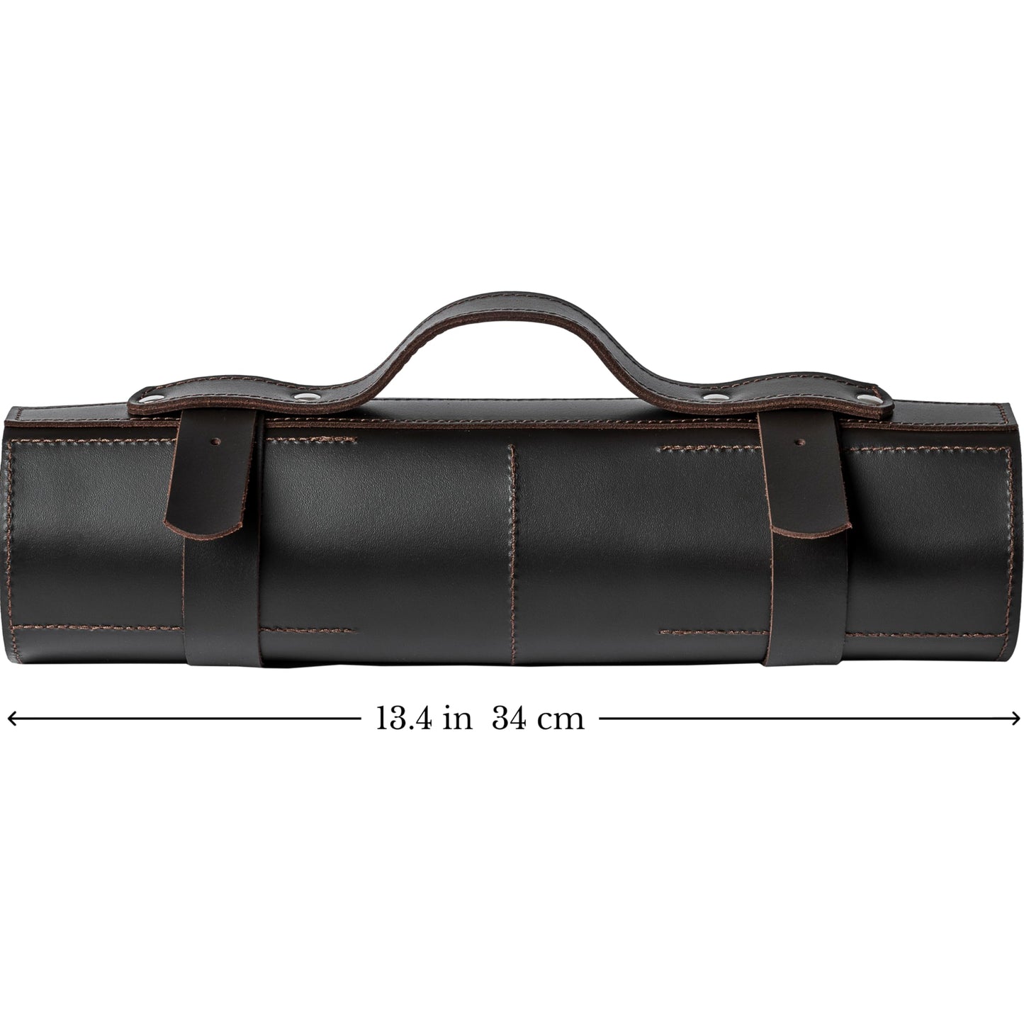 Pocket Knife Collection Display Case - Leather Pocket Knife Roll Organizer 6 Slots, Gift for Folding Knife Collectors – Pocket Knives Storage VR6BR