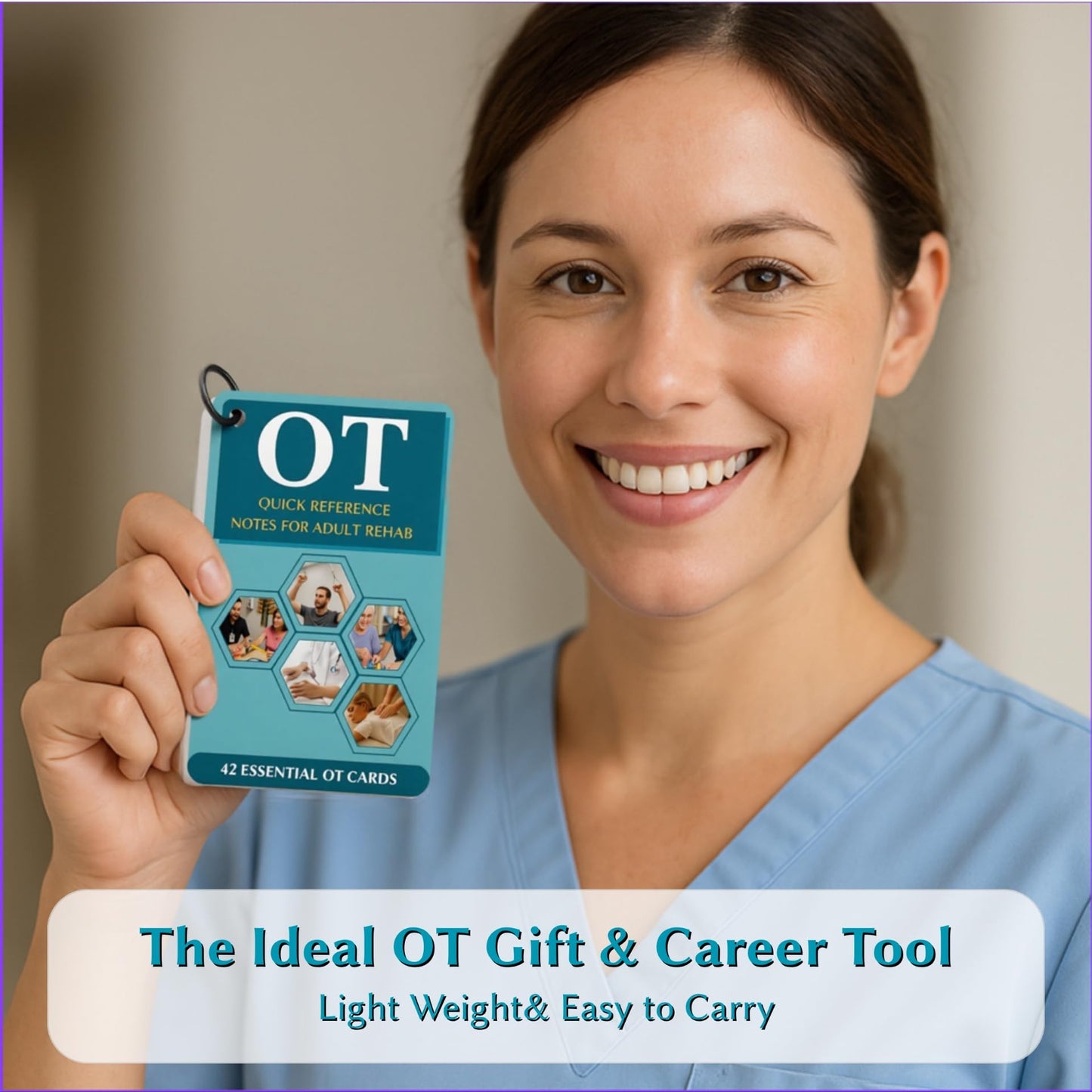 Occupational Therapy Quick Reference - 42 Essential OT Cards for Adults - an Ideal Gift & Tool for Occupational Therapists, OTAs, and Students - Therapist Must Haves