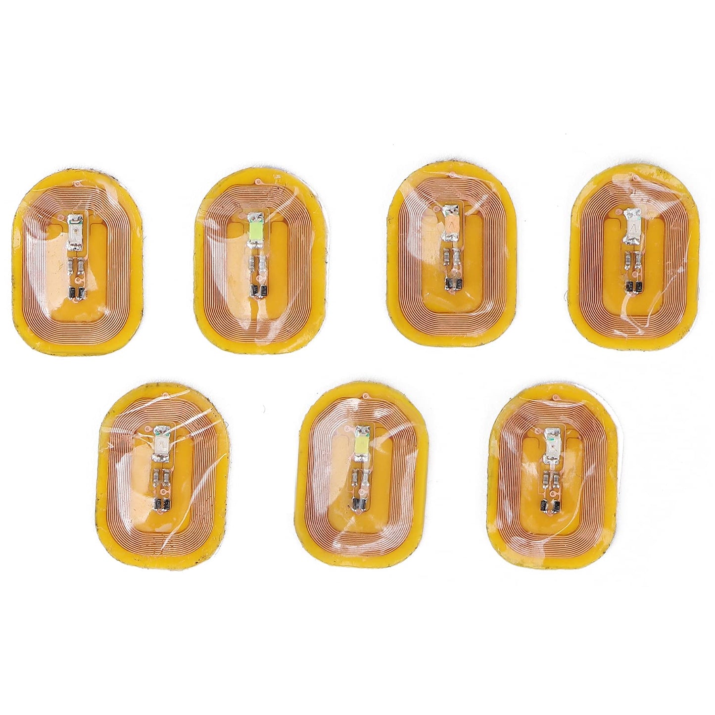 7pcs Nail Decoration Stickers with NFC Lighting, Self Adhesive Intelligent Stickers for Nails Art Design, Wholesale Business