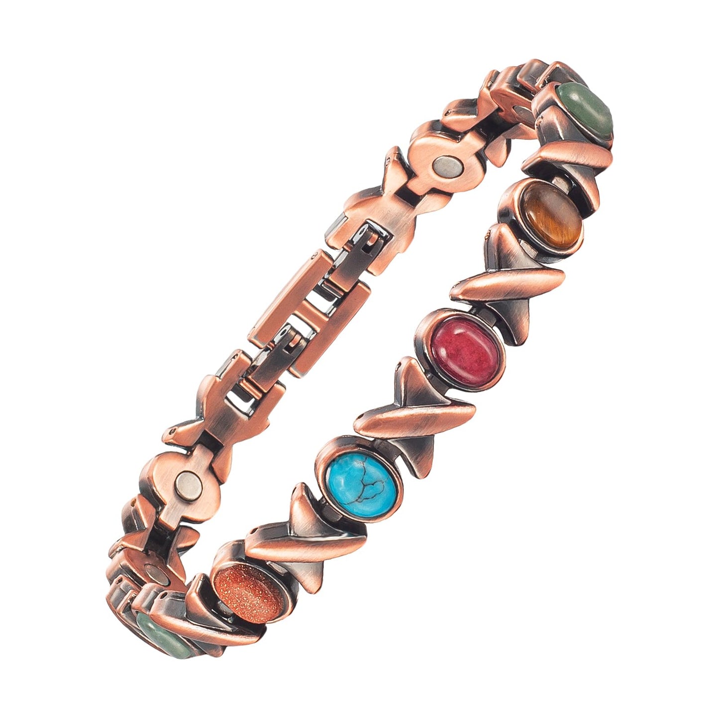 MagVIVACE Copper Anklet for Women for Arthritis and Joint, Magnetic Therapy Ankle Bracelet, Jewelry Gift with 3500 Gauss Effective Magnet