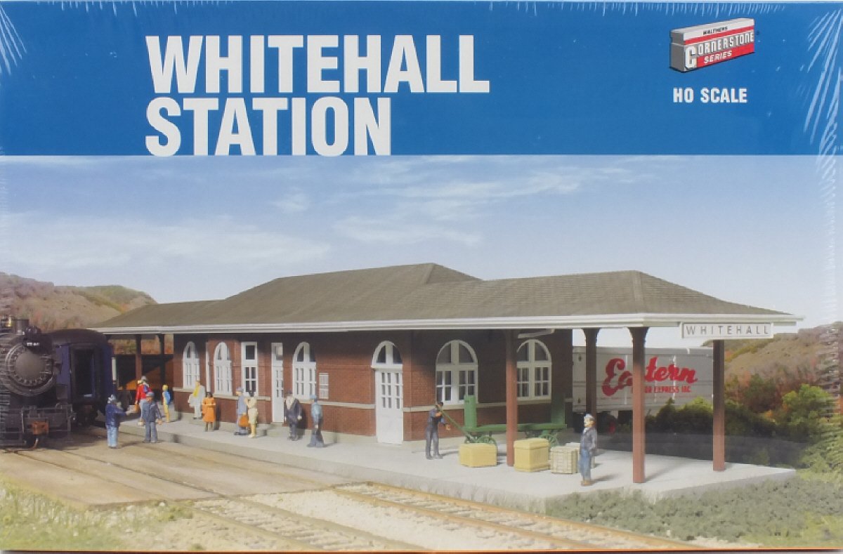 Walthers Cornerstone Whitehall Station 933-2932 HO Scale Model Railroad - Structure Kit