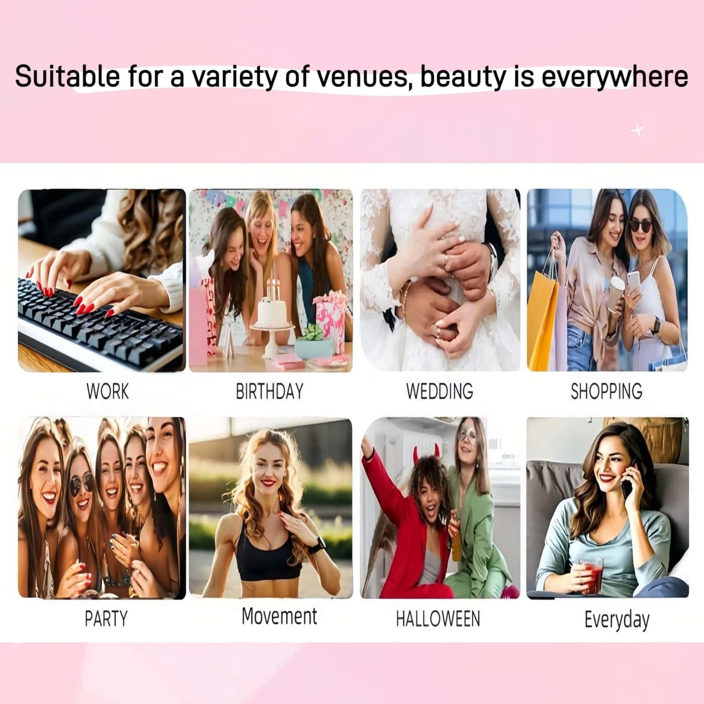 Medium Almond Press on Nails Black Fake Nails with Glitter Lines Leopard Designs Full Cover Glue on Nails Reusable Artificial Stick on Nails for Women 24 Pcs