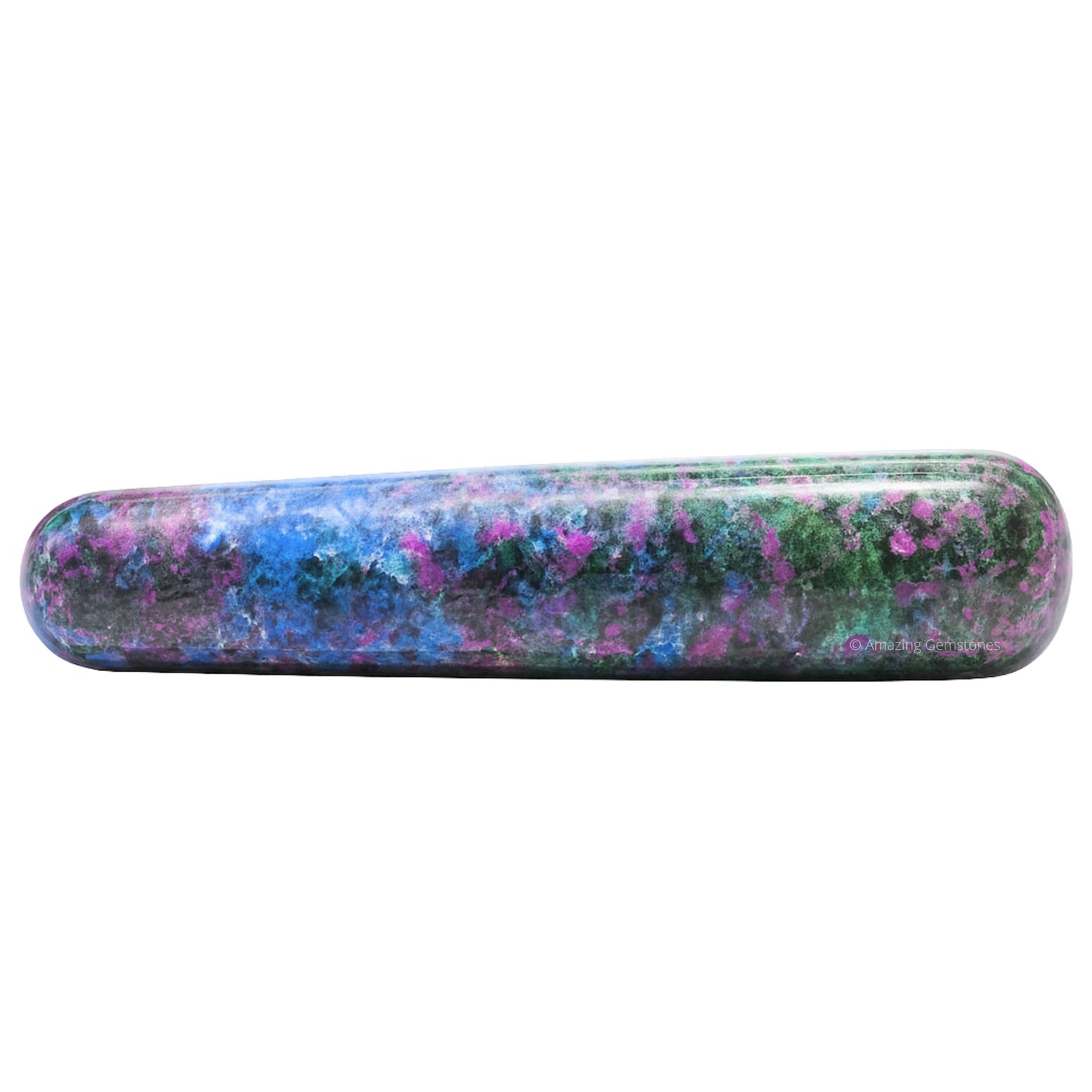 Amazing Gemstone Ruby Kyanite Crystal Wand Massage Stick - Pelvic Wand Gua Sha for Adults - Crystals and Healing Stones Massage Wands for Adults Gifts (Smooth)