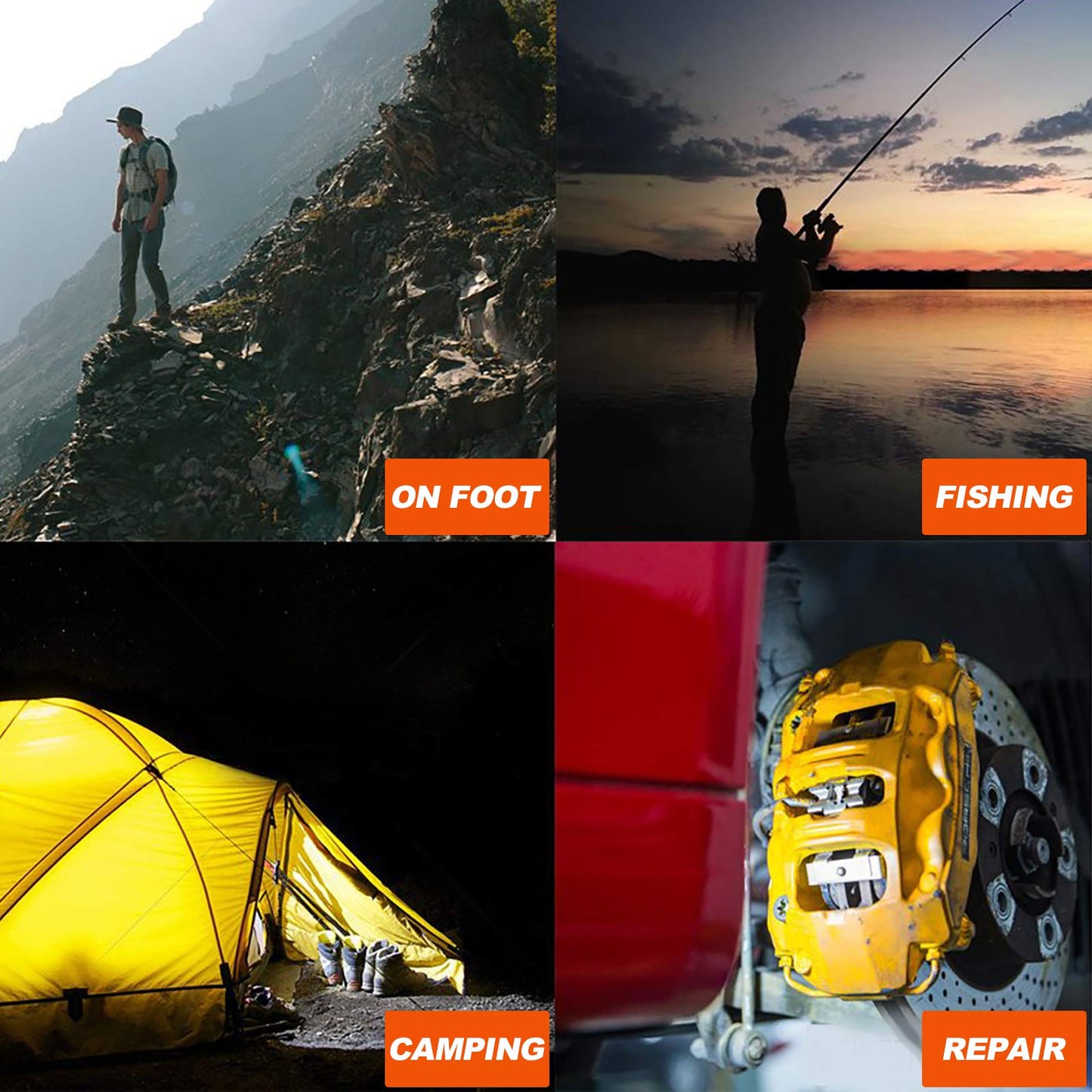 NICRON Flashlight, N7 600 Lumens Tactical Flashlight, 90 Degree Ip65 Waterproof Led Mini Flashlight 4 Modes- Best High Lumens are for Camping, Outdoor, Hiking （Not Including Batteries） Gift