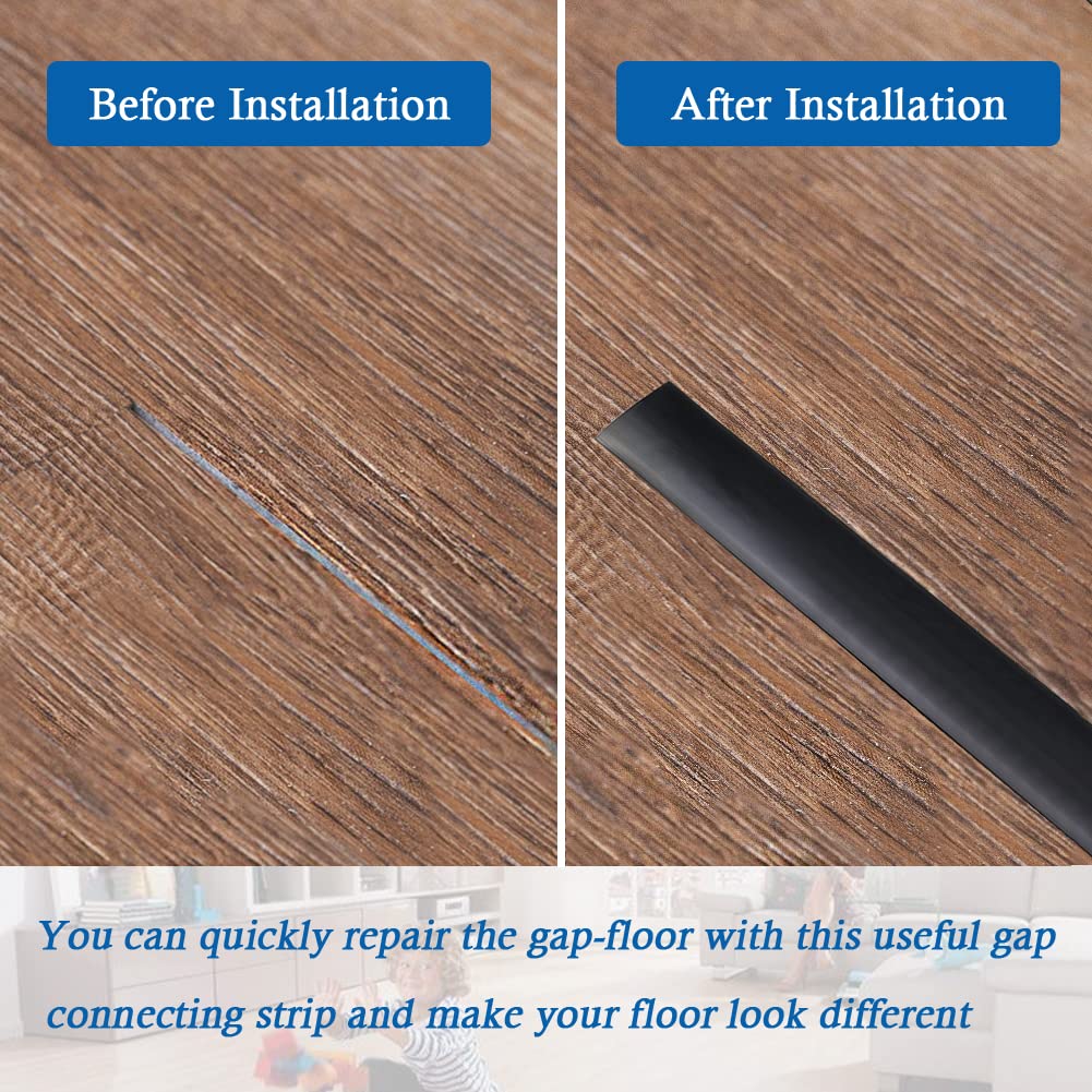 Vinyl Floor Transition Strip Self Adhesive Threshold Strip (10 Foot)