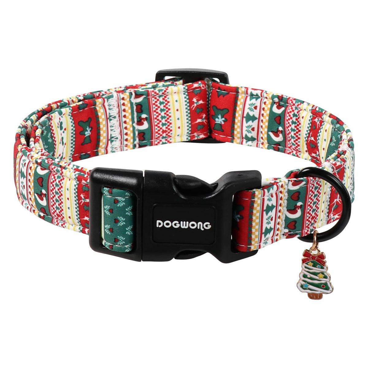 DOGWONG Fall Dog Collar- Pink Halloween Dog Collars Adjustable Classic Halloween Dog Collar for Small Medium Large Dogs M