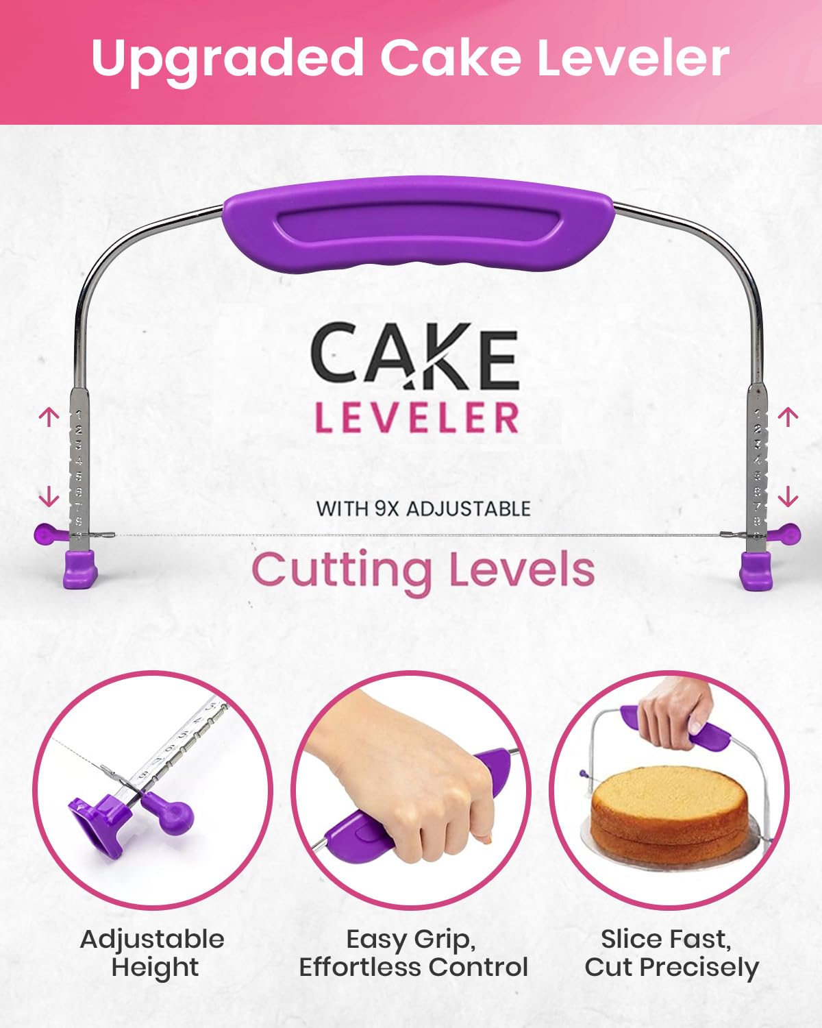 RFAQK 200PCs Cake Decorating Kit with Cake Turntable & Leveler, Baking Supplies Gift Includes 110+1 Piping Bags,55 Icing Tips,2 Frosting Spatulas, Adjustable Scraper, Complete Video Course & much more
