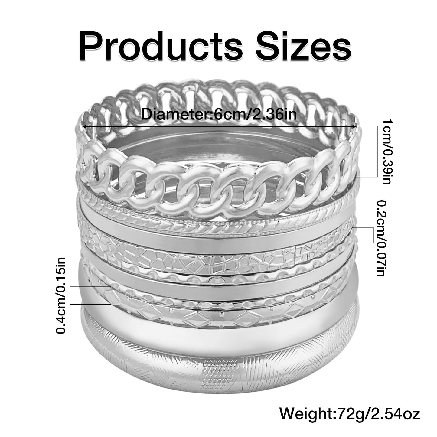 FUNOJOY Bangle Bracelets for Women,14K Gold Plated Boho Indian Multi Stackable Bangles For Women Jewelry Gifts