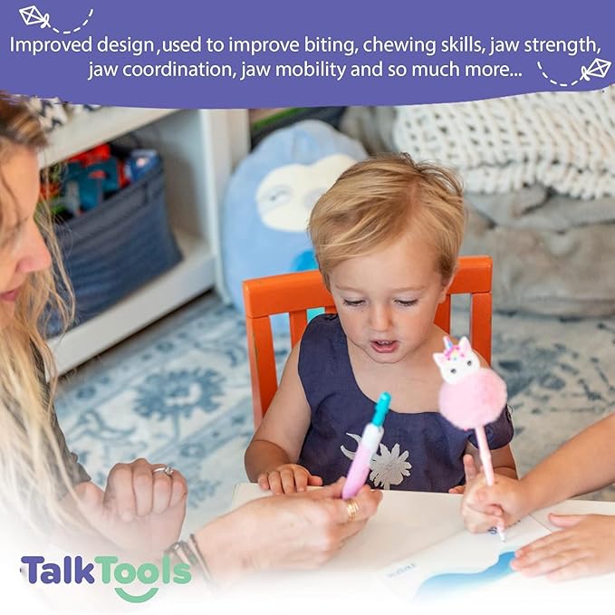 TalkTools Sensi (Grey) Oral Sensory Therapy Tool - Speech Therapy Toy for Kids | Oral Motor Therapy Tools for Speech and Feeding